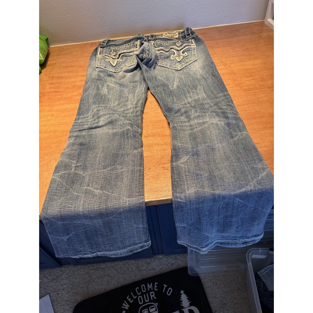Rock Revival Blue Bootcut Jeans